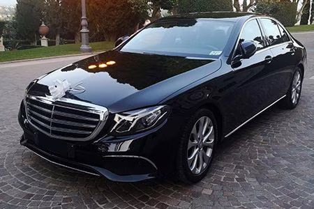 E-Class elegant front view